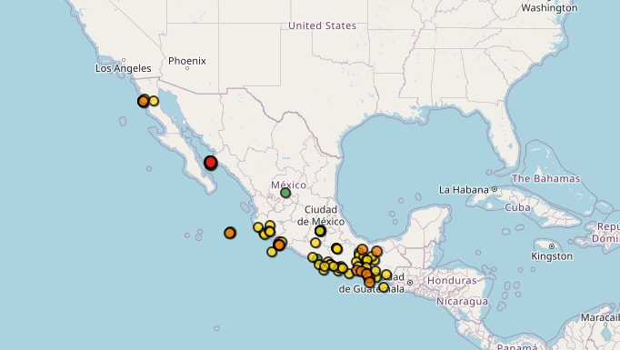 Se registran sismos con epicentro en la Ciudad de México