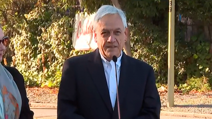 Piñera: «Espero que se manifieste en plenitud la voluntad de los chilenos, de eso trata la democracia»