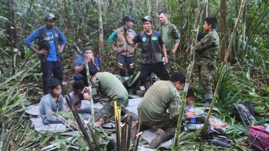 La heroica historia de los 4 niños que lograron sobrevivir 40 días en la selva colombiana