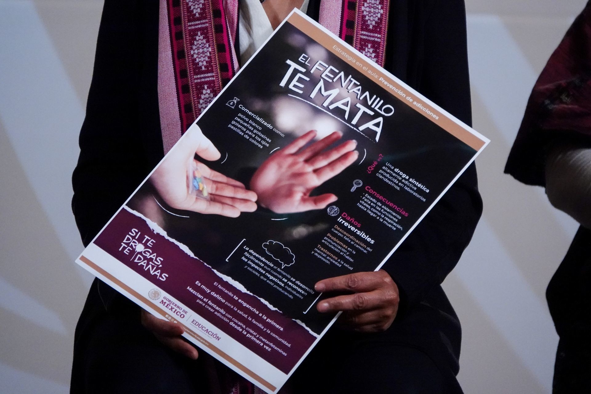 Reforzarán campaña preventiva contra fentanilo en escuelas de Puebla
