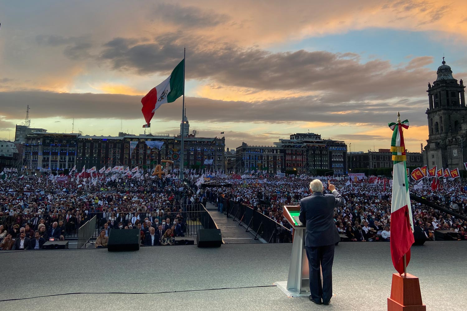 AMLO pide “cero politiquería” en la celebración del 1 de julio