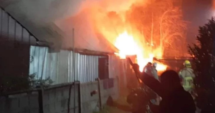 Adulto mayor muere durante incendio en sector Nonguén de Concepción