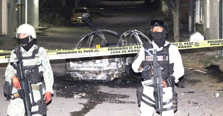 Detonan coche bomba en la ciudad de Celaya, Guanajuato