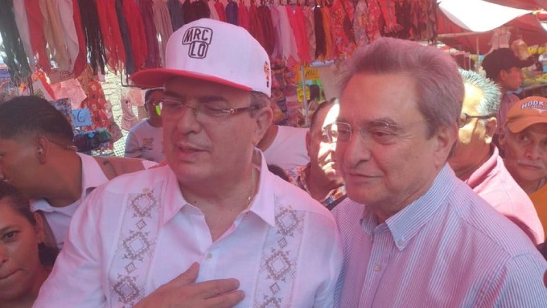 Pío López acompaña a Marcelo Ebrard en recorrido por Ecatepec
