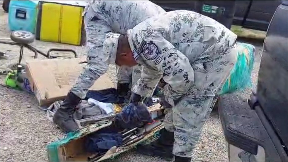 Guardia Nacional localiza armas y cartuchos útiles en Coahuila