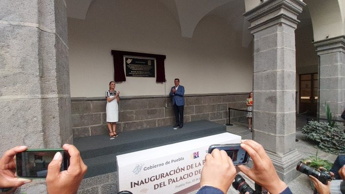 EN VIVO: Rehabilitación del Palacio de Gobierno y seguimiento al Convenio de Seguridad en Puebla