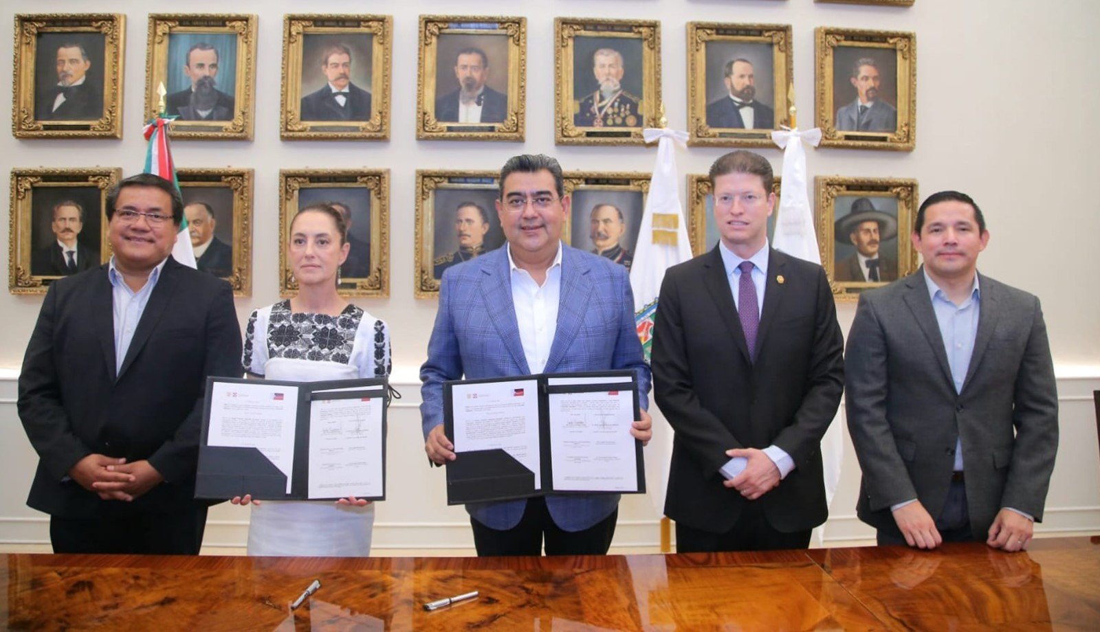 Mandatarios de CDMX y Puebla refrendan colaboración en seguridad