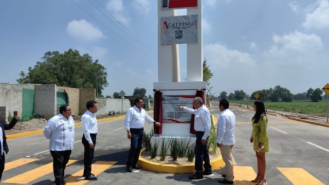 Inauguran Adán López y Salomón Céspedes bulevar Guardia Nacional en Acatzingo