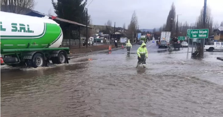 Sistema frontal en La Araucanía deja 11 personas damnificadas y 150 aisladas