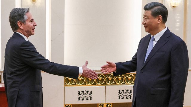 Antony Blinken se reúne con Xi Jinping en Pekín
