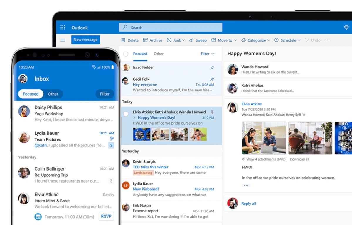 ¡Caos en internet! Microsoft reportó caída mundial de Outlook