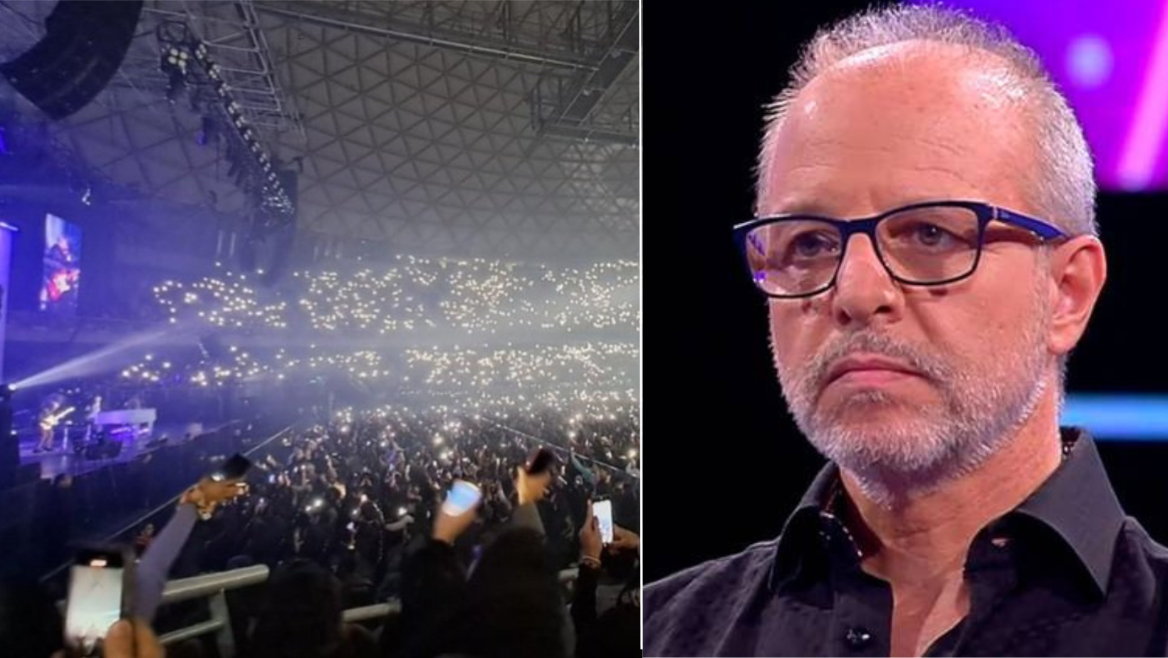 Fake News: Alberto Plaza compartió foto del Movistar Arena lleno durante su concierto, pero imagen era de un recital de Sin Bandera
