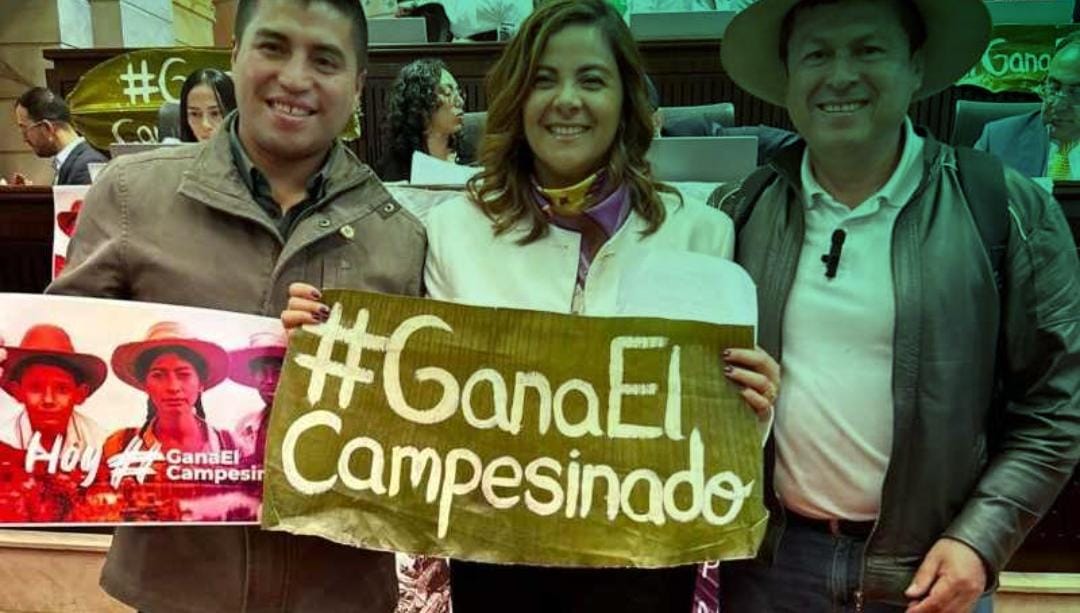 El Congreso colombiano reconoce los derechos del campesinado