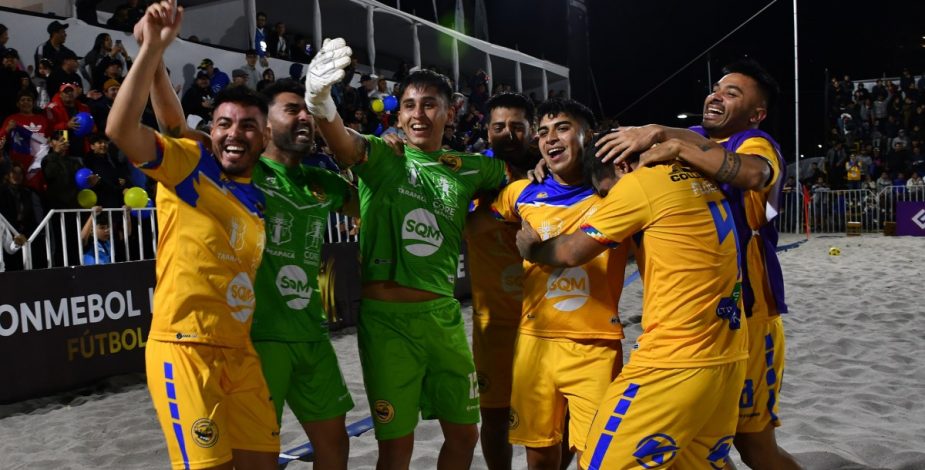 Alto Hospicio hace historia en fútbol playa: Vence a Vasco da Gama y clasifica a semifinales de Copa Libertadores