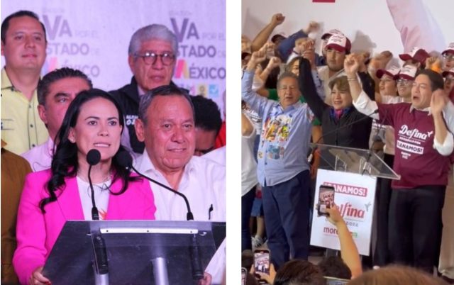 En Edomex, contendientes se dicen ganadoras; INE habla de comicios exitosos