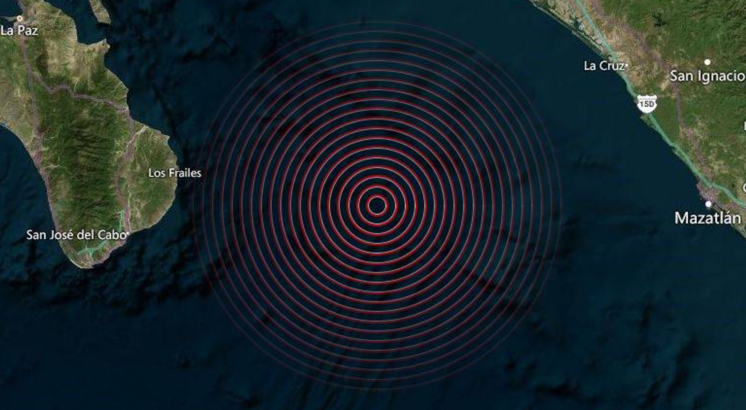Ajustan a 6.6 la magnitud del sismo en Baja California Sur