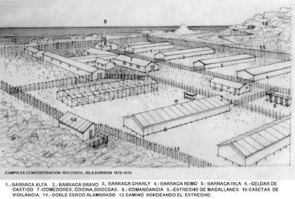 Santiago: Exponen maquetas con reconstitución planimétrica y modelos a escala del Campo de Prisioneros de Isla Dawson