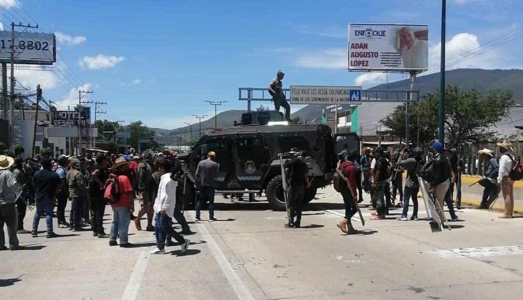 Gente fue obligada a manifestarse en Chilpancingo: SSPC
