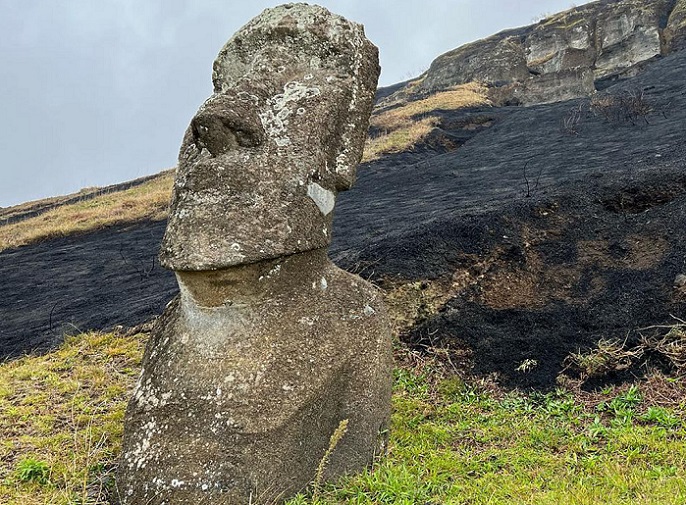 Rapa Nui: Diagnóstico determina que hay 22 moais gravemente afectados