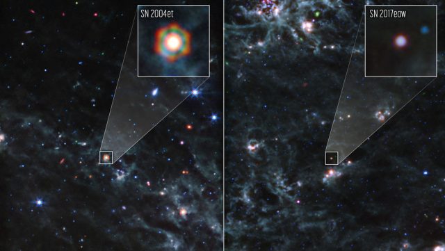 Nuevo hito: James Webb permite descubrir más de 5.000 masas terrestres de polvo en una supernova