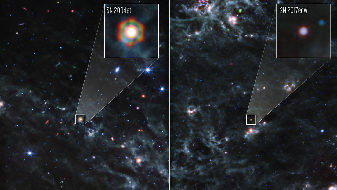 Nuevo hito: James Webb permite descubrir más de 5.000 masas terrestres de polvo en una supernova