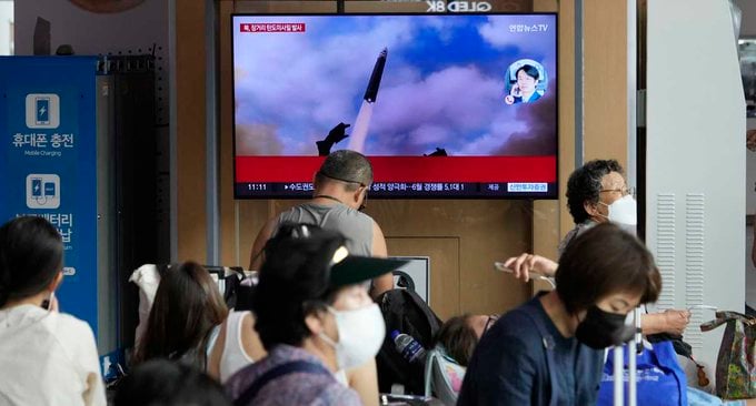 Tensión en península de Corea, los del norte prueban misil
