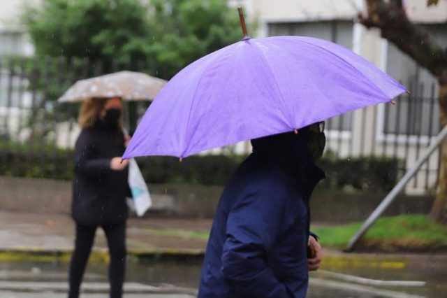 Lluvias hasta este fin de semana se esperan en la Región Metropolitana de Santiago