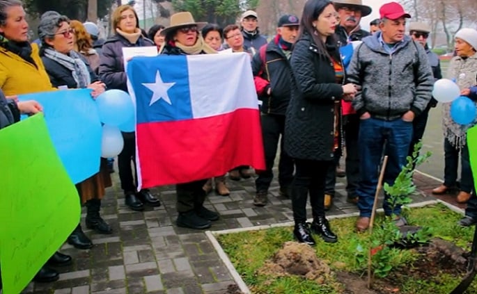 Vecinos de Santa Juana protestan por grave escasez de agua a causa de plantaciones de empresas forestales