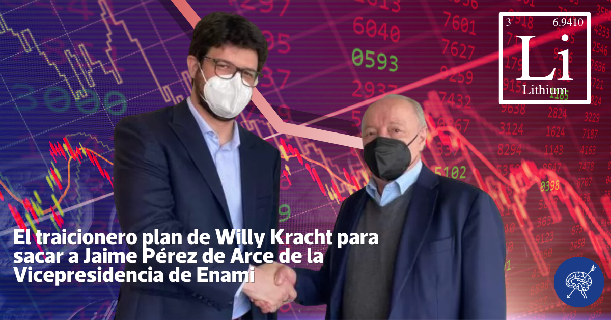 El traicionero actuar de Willy Kracht para sacar a Jaime Pérez de Arce de la Vicepresidencia de Enami