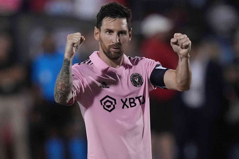 Lionel Messi se convierte rápidamente en el cuarto goleador histórico del Inter Miami