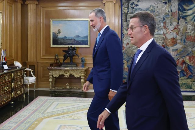 Rey propone a Núñez Feijóo como candidato a presidente de España