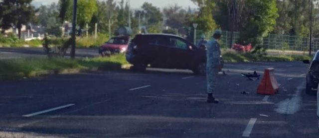 Choque en bulevar Vicente Suárez deja un herido