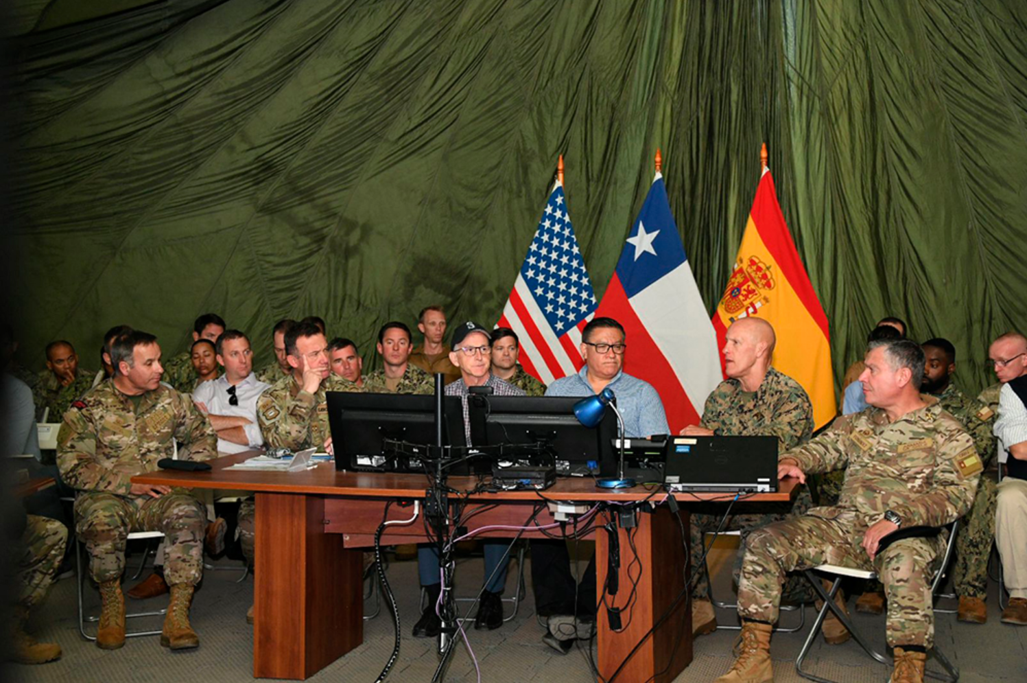 Una nueva operación militar conjunta entre fuerzas armadas de Chile, EEUU y España desde regiones de Antofagasta a Magallanes