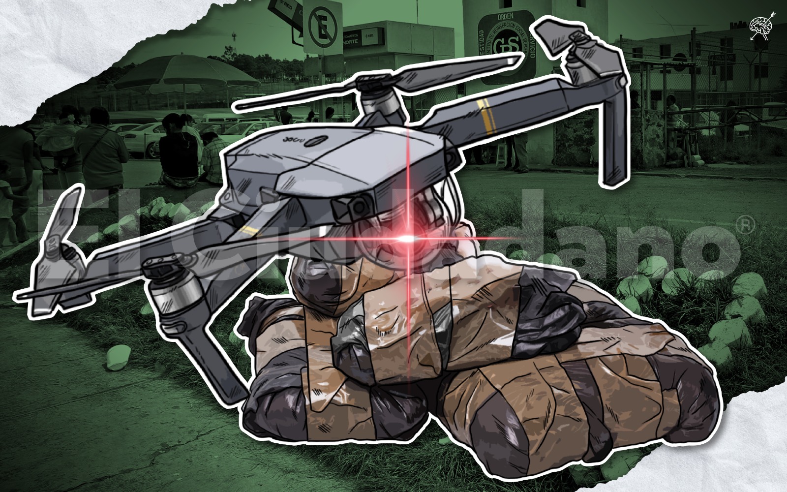 Con dron, intentan introducir drogas a penal poblano de San Miguel