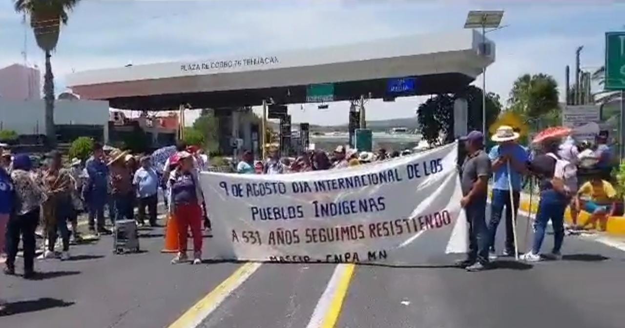 Campesinos de Tehuacán protestan contra uso de cañones antilluvia