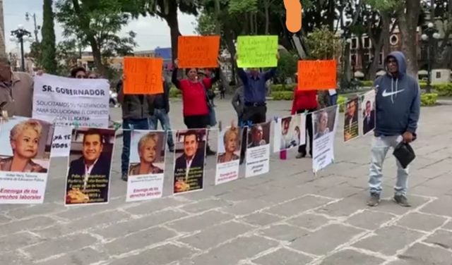 Extrabajadores de instituciones educativas denuncian adeudos salariales