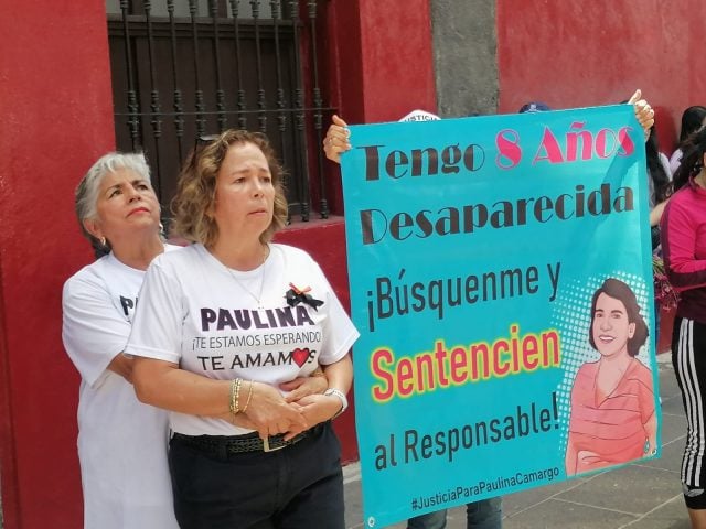 Exigen justicia para Paulina Camargo tras ocho años desaparecida