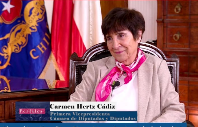 Vicepresidenta de la Cámara, Carmen Hertz: “Debemos fortalecer la institucionalidad democrática” (+ video)