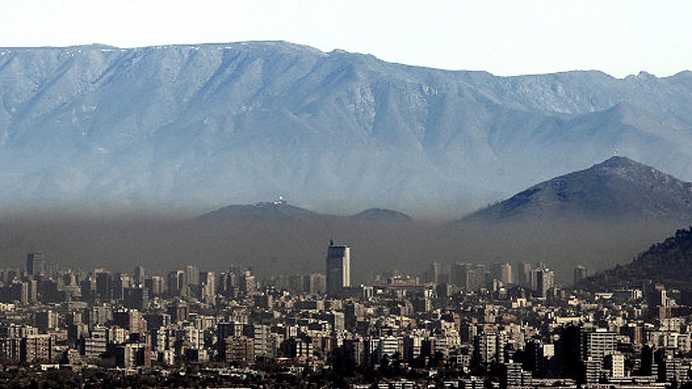 Calidad del aire de Santiago alcanzó índice perjudicial para la salud