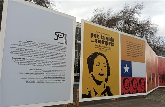 Medio siglo después: Universidad de Santiago presenta exposición que iba a inaugurar Allende el 11 de septiembre de 1973