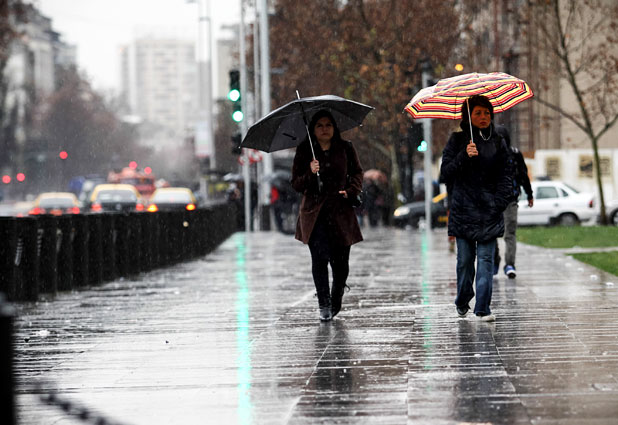 Senapred declara alerta temprana para O’Higgins por fuertes lluvias este fin de semana