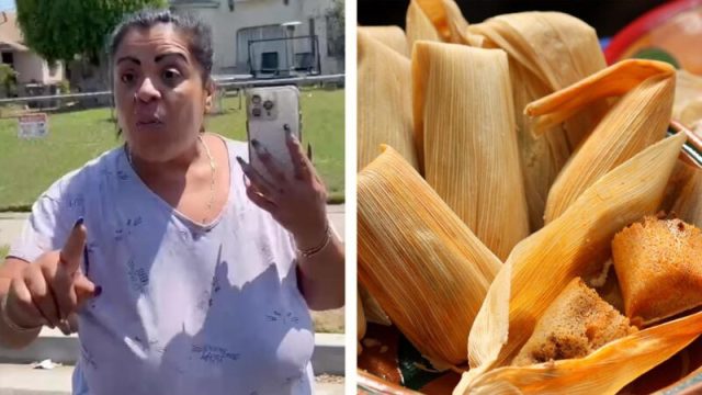 Mexicana corre a tamalero en Estados Unidos por hacer ruido (VIDEO)