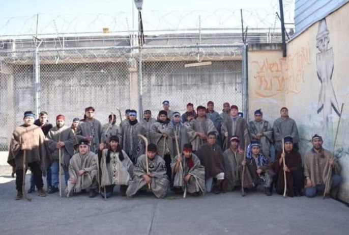 Presos mapuche en huelga de hambre cárcel de Angol anuncian: “huelga seca”