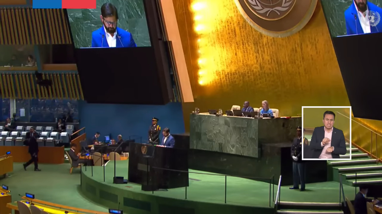 Presidente Boric en la ONU: «Cuando se imponen sanciones de manera unilateral, no se está aportando a la solución»