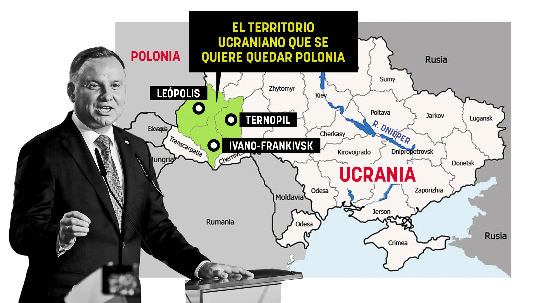 Polska dąży do aneksji części kolumn zachodniej Ukrainy