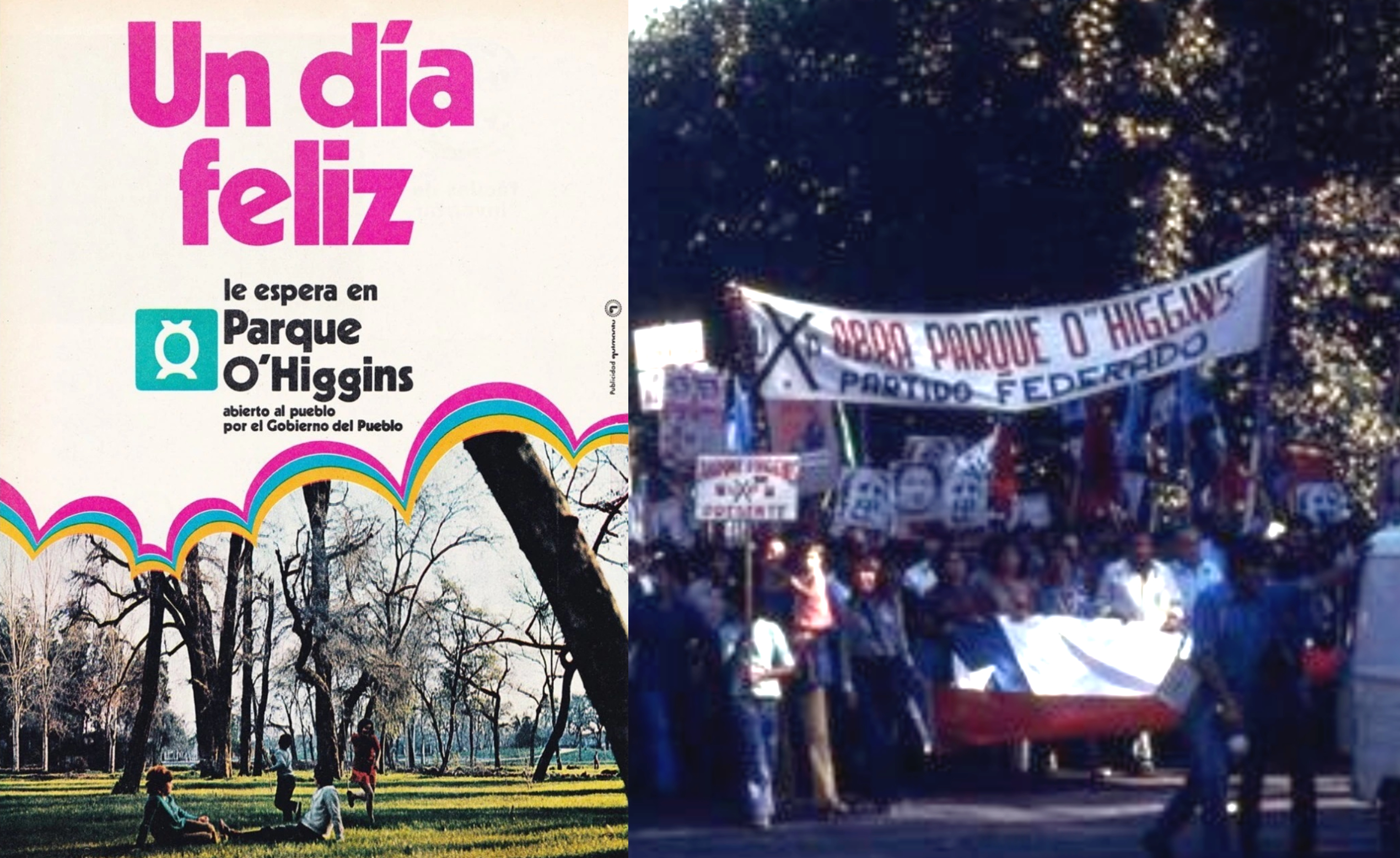 «Un día feliz en el Parque O´Higgins»: la emblemática obra del gobierno de la Unidad Popular y Salvador Allende en el parque santiaguino