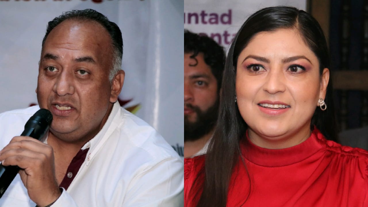 Claudia Rivera y David Méndez exigen imparcialidad a Morena en proceso
