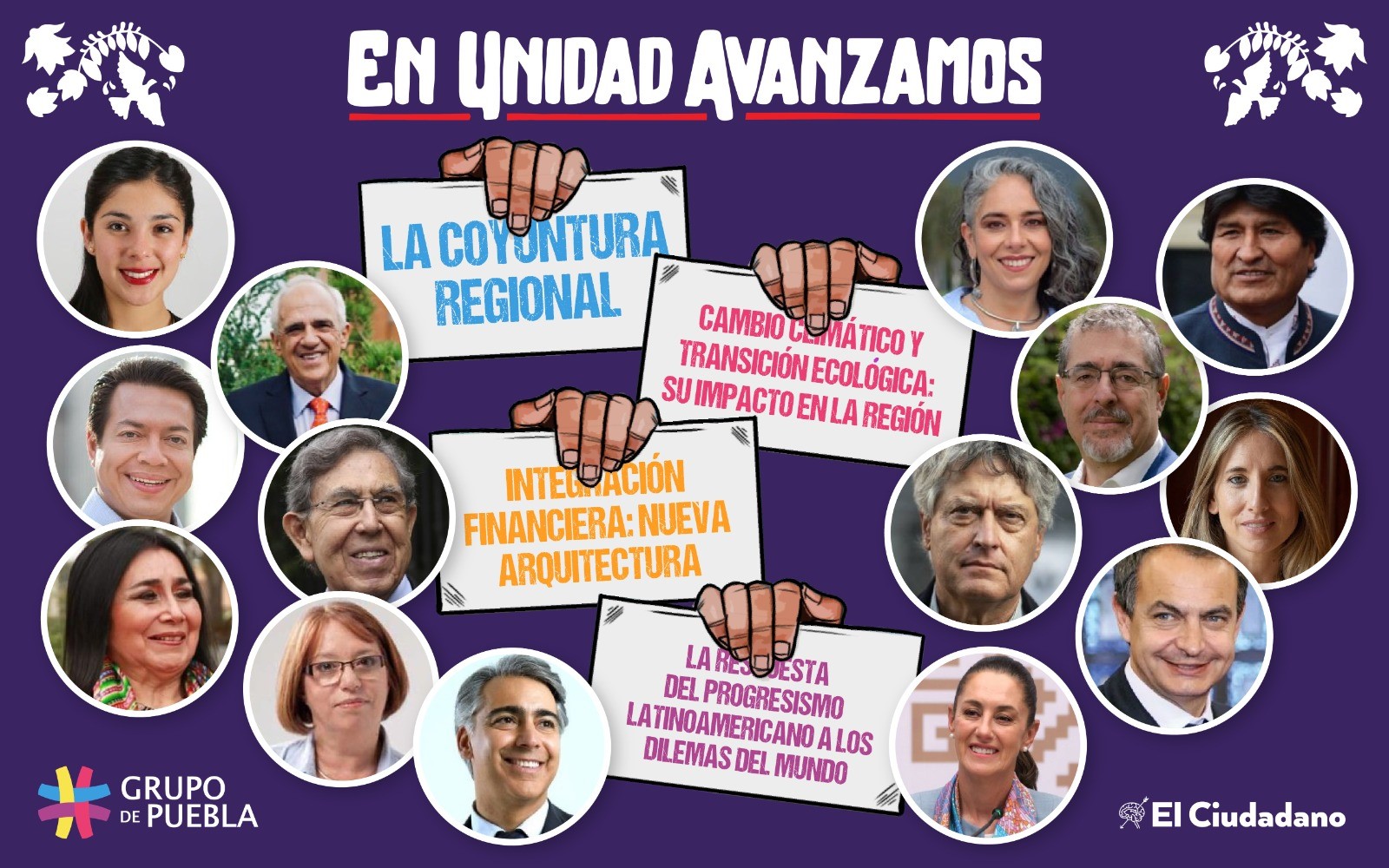 Cambio climático e integración financiera, en la agenda del Grupo de Puebla