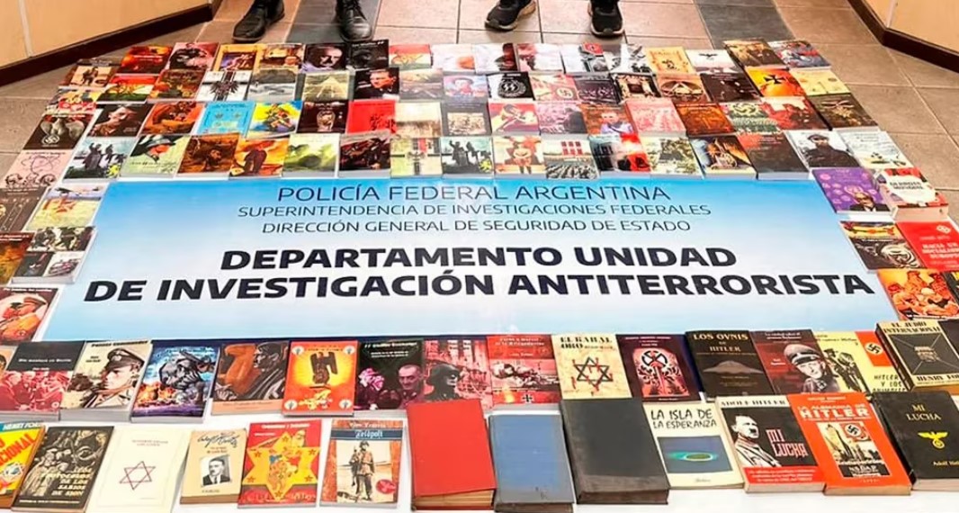 Clausuran distribuidora de libros nazi en Argentina