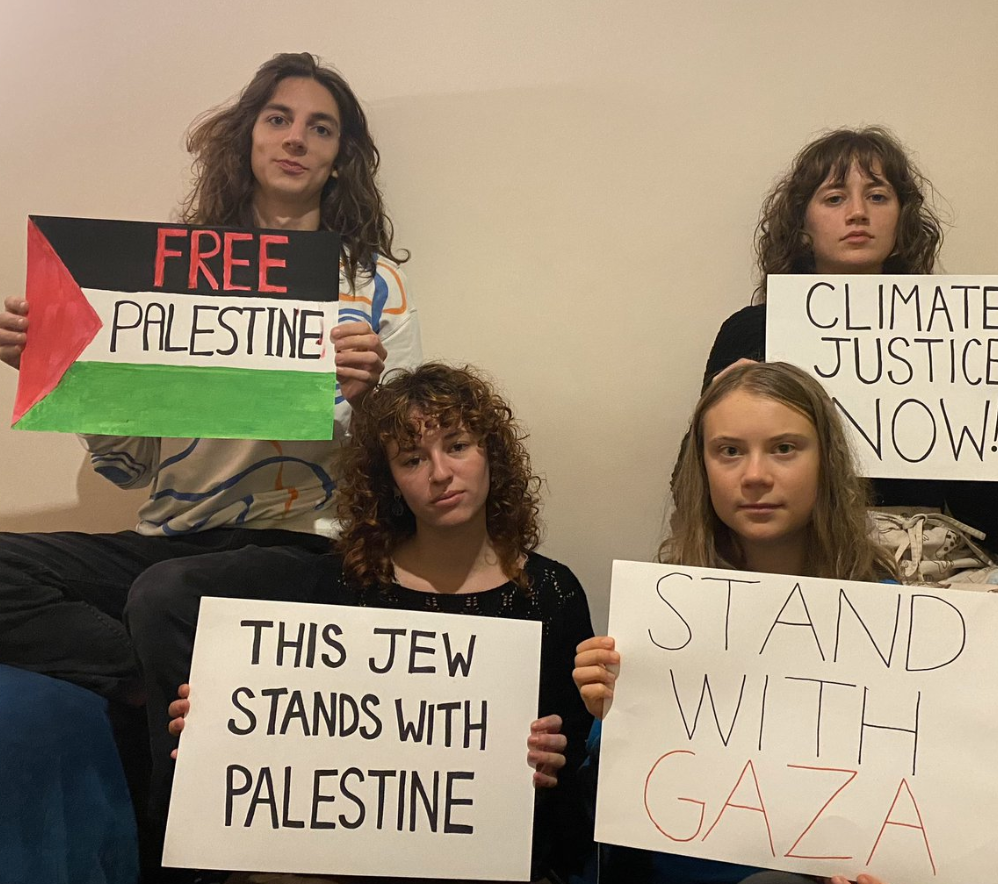 Greta Thunberg solidariza con Palestina
